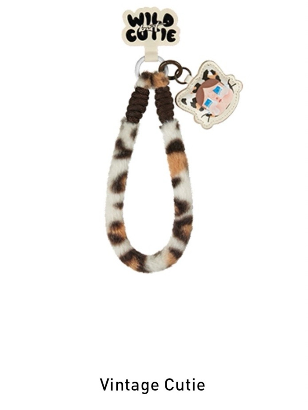 Popmart CRYBABY Wild But Cutie phone charm